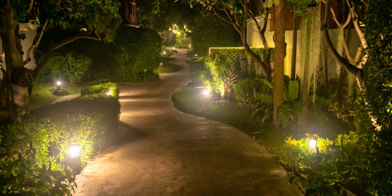 Landscape Lighting in Weatherford, Texas